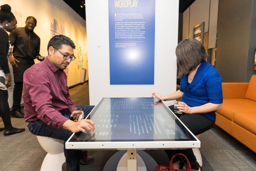 Chicago: American Writers Museum Flexible Date Entry Ticket - Nation of Writers Gallery: Timelines, Dioramas, and the Word Waterfall