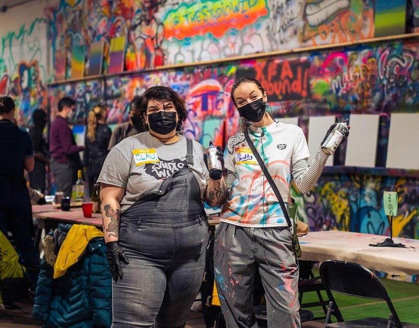 Chicago: BYOB Spray Paint and Sip Workshop - Inside Studio W.I.P.: what you actually do for 1.5 hours