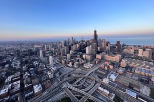 Chicago Helicopter 25-Mile Tour for up to Three Passengers - The flight route: Willis Tower, Navy Pier, Wrigley Field, and more