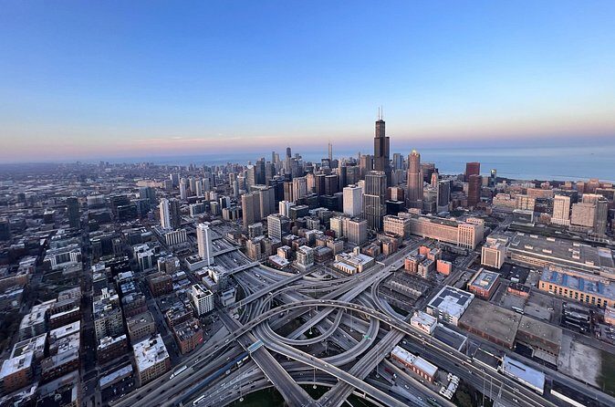 Chicago Helicopter 25-Mile Tour for up to Three Passengers - Private group value: up to three passengers, big payoff
