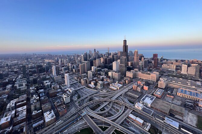 Chicago Helicopter 25-Mile Tour for up to Three Passengers - The flight route: Willis Tower, Navy Pier, Wrigley Field, and more