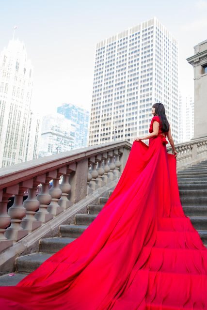 Chicago Luxury Flying Dress Photoshoot - How the photographer keeps the session easy (and why it shows in your gallery)