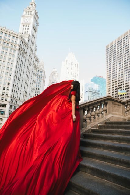 Chicago Luxury Flying Dress Photoshoot - Price and value: what $400 buys you in Chicago