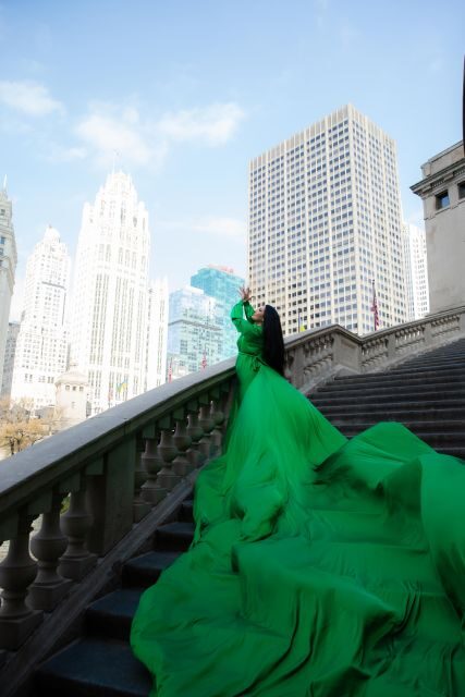 Chicago Luxury Flying Dress Photoshoot - Practical tips to get your best photos (without overthinking it)