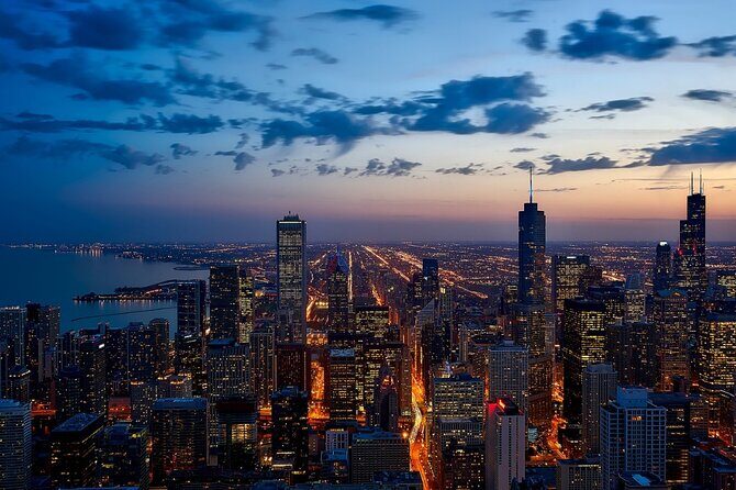 Chicago Night Driving Tour with Skydeck and River Cruise - Willis Tower Skydeck: 103rd Floor and The Ledge Reality Check