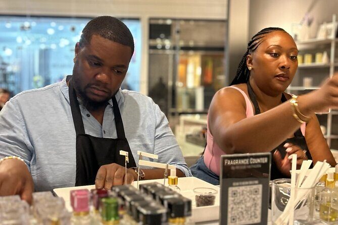 Chicago Perfume Making Classes on Magnificent Mile - What Happens in the 75 Minutes: From Notes to Your Labeled Bottle