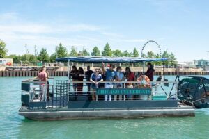 Chicago River Cycleboat Cruise - Start point on the Riverwalk: Sweet Home Gelato area