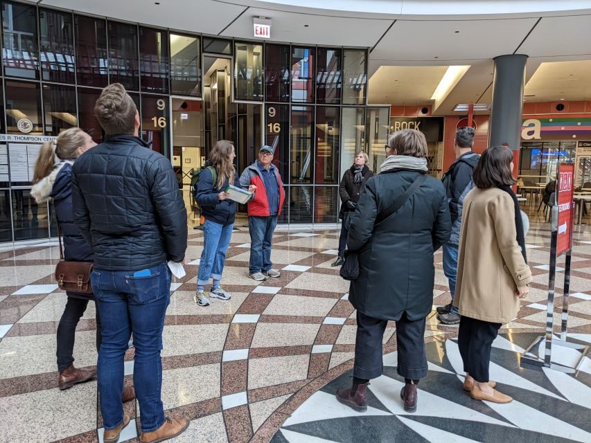 Chicago: Underground Pedway & Downtown Secrets Walking Tour - Part 1: learning the Pedway rhythm through stained glass and underground interiors