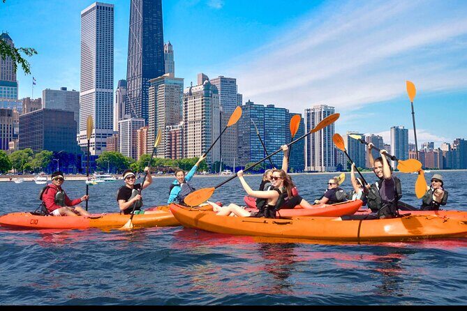 Chicago's Lake Michigan Downtown Kayak Rental at Ohio Street Beach - Kayaking From Ohio Street Beach: Calm Water and Skyline Views