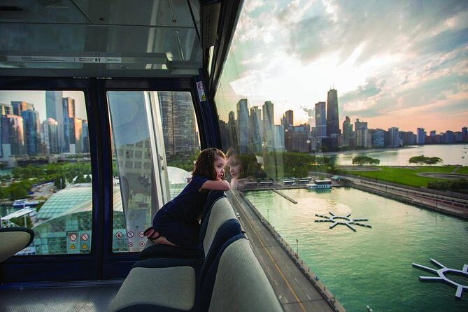 Chicago's Navy Pier Centennial Wheel Ticket - Views From the Wheel: Skyline, Lake Michigan, and Night Magic
