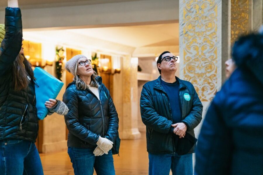 Chicago's Original Dazzling Architectural Interiors Tour - The Tiffany Stained-Glass Dome: Chicago’s Biggest Glow-Up Moment