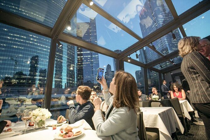 City Cruises Chicago: Fireworks Premier Plus Dinner Cruise - Bar, DJ energy, and the celebration-friendly mood