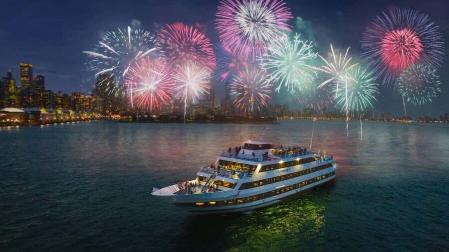 City Cruises Chicago: Lake Michigan Fireworks Dinner Cruise - Navy Pier boarding: finding the right dock and yacht name