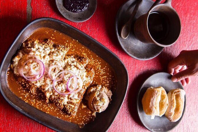 Learn To Make Mole The Real Mexican Way Before Lunch - The Menu You’ll Eat: Mole with Chicken, Beans, Green Rice, and Hibiscus