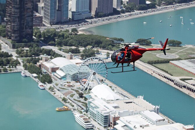 Private 45-Minute Chicago Skyline Helicopter Tour - Centennial Wheel From the Sky: Navy Pier’s Big Landmark Moment