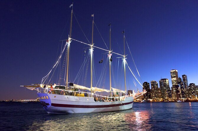Sail on Tall Ship Windy, join us for our "Chicago Skyline Sail" - Crew energy: sail work, rules, and the stairs-backwards moment